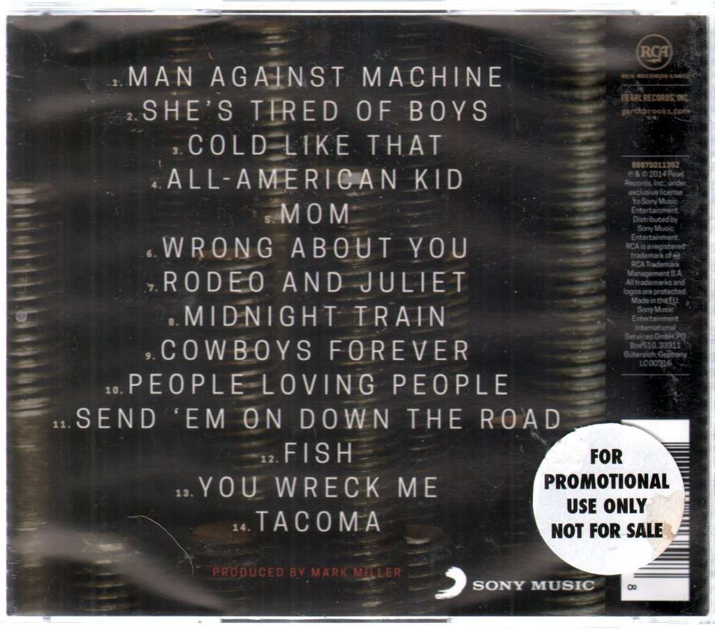 Garth Brooks - Man Against Machine - Cd