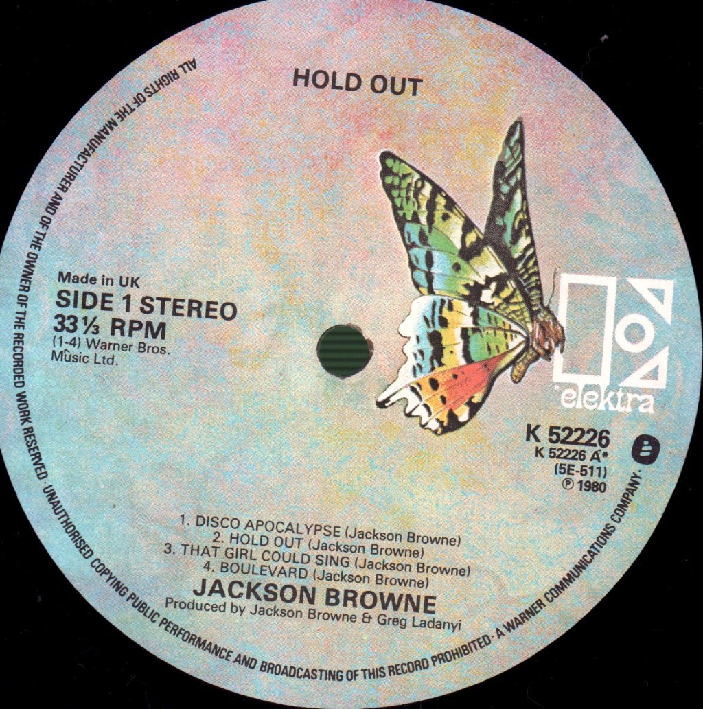 Jackson Browne - Hold Out - Lp