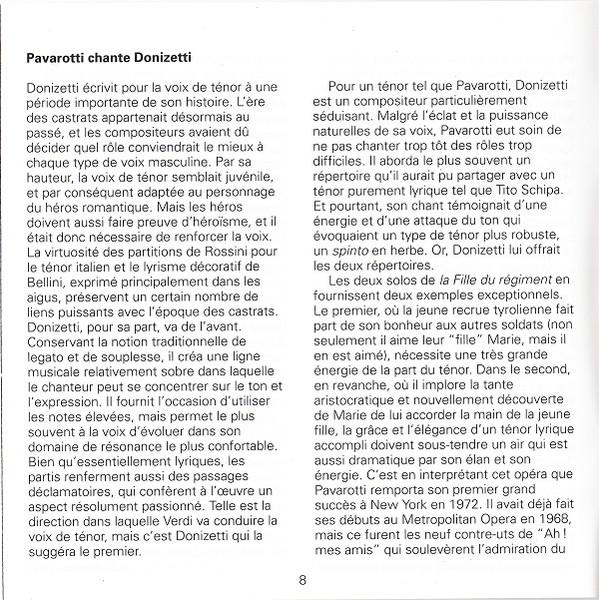 Luciano Pavarotti - Donizetti Arias (Una Furtiva Lagrima) - Cd