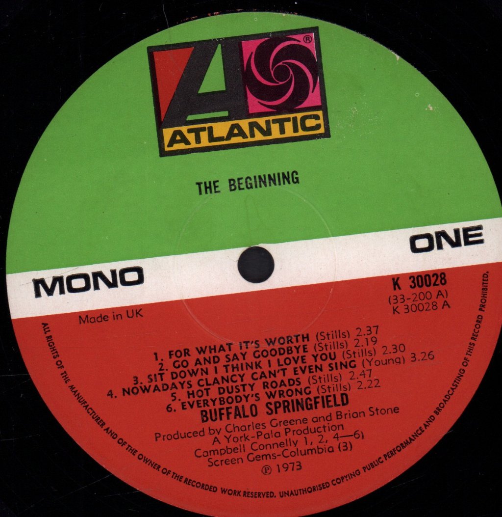 Buffalo Springfield - Beginning - Lp
