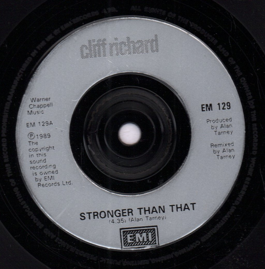 Cliff Richard - Stronger Than That - 7 Inch