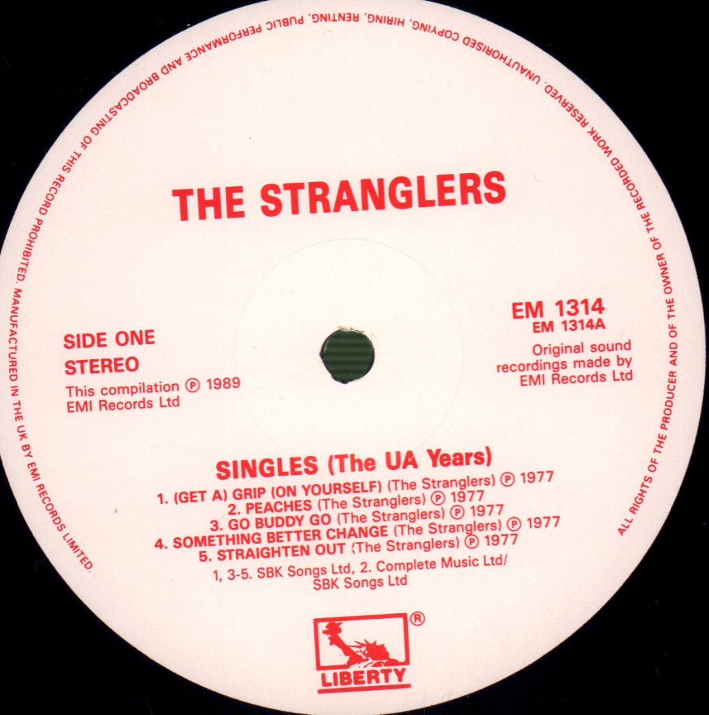 Stranglers - Singles (The U.A. Years) - Double Lp