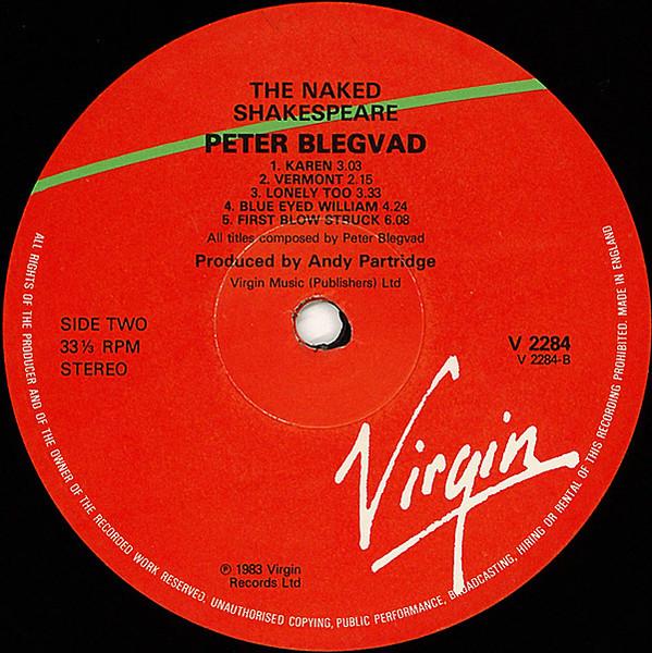 Peter Blegvad - Naked Shakespeare - Lp