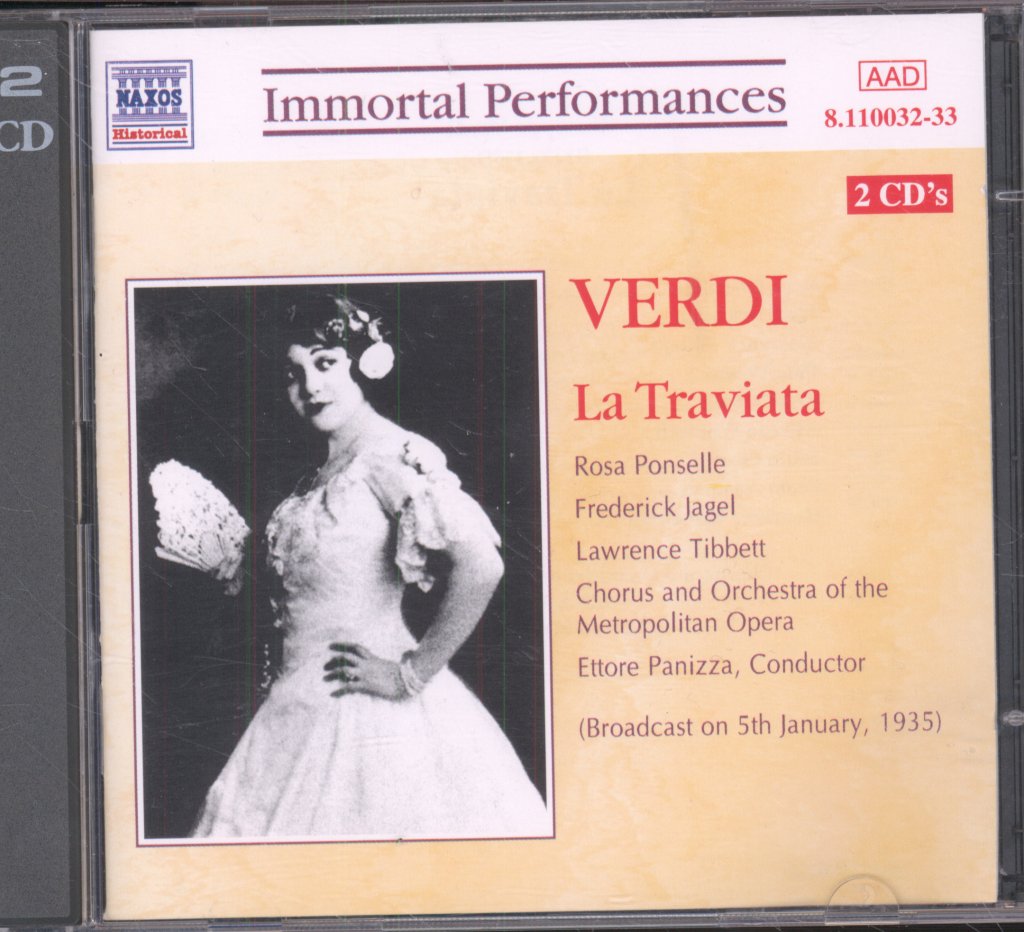 Rosa Ponselle, Ettore Panizza - Verdi - La Traviata - Double Cd