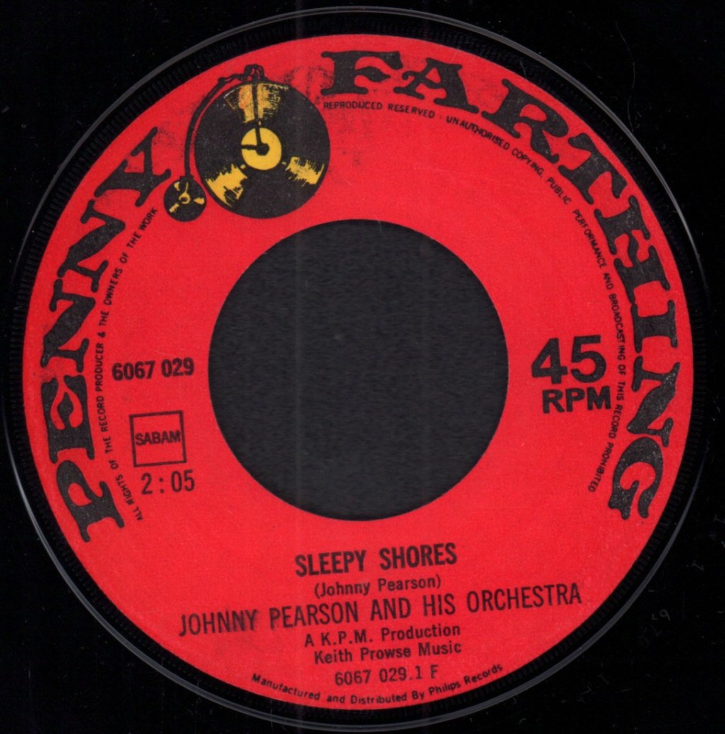 Johnny Pearson And His Orchestra - Sleepy Shores - 7 Inch