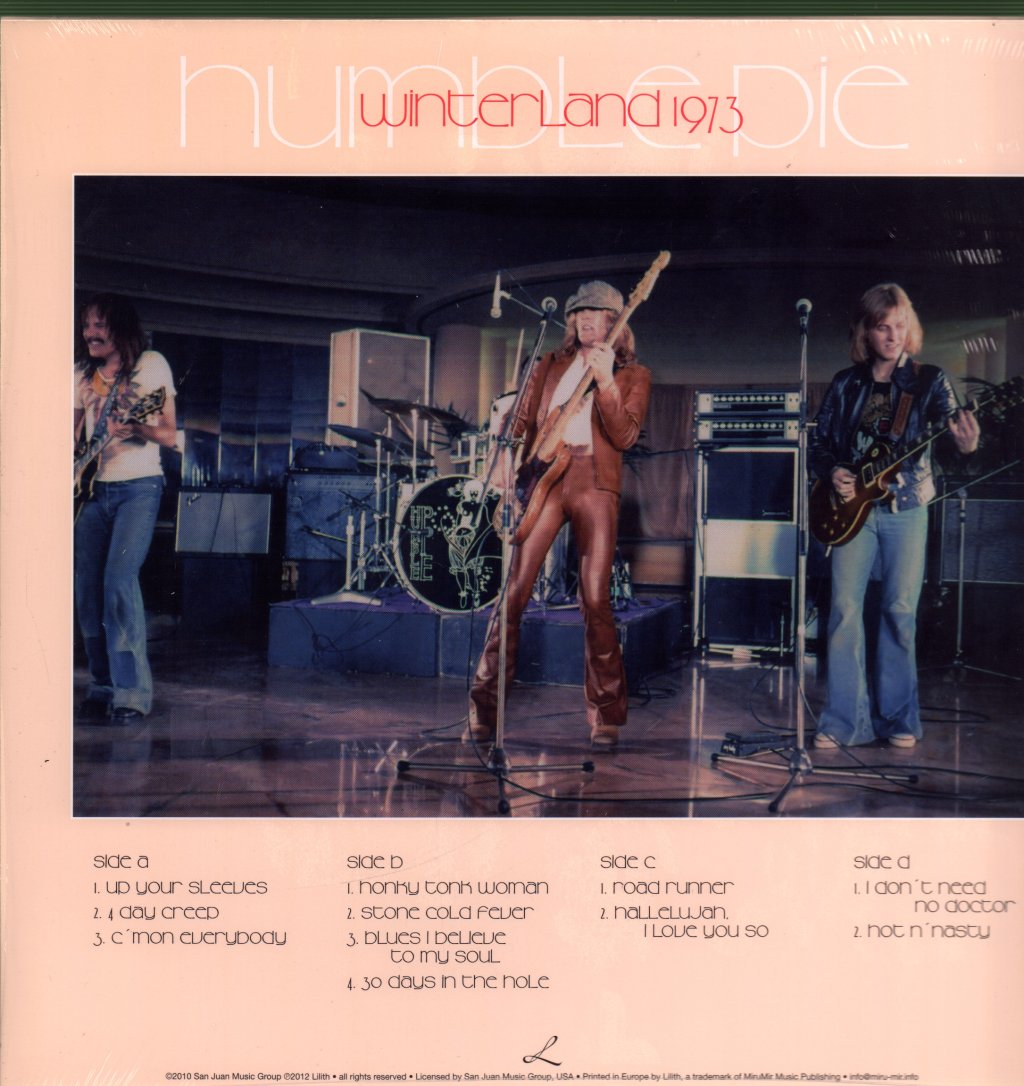Humble Pie - Winterland 1973 - Double Lp