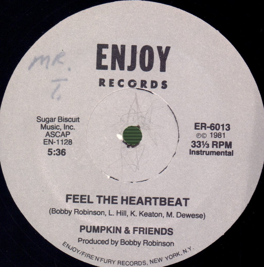 Treacherous Three - Feel The Heartbeat - 12 Inch