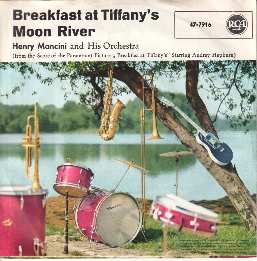 Henry Mancini And His Orchestra - Breakfast At Tiffany's / Moon River - 7 Inch