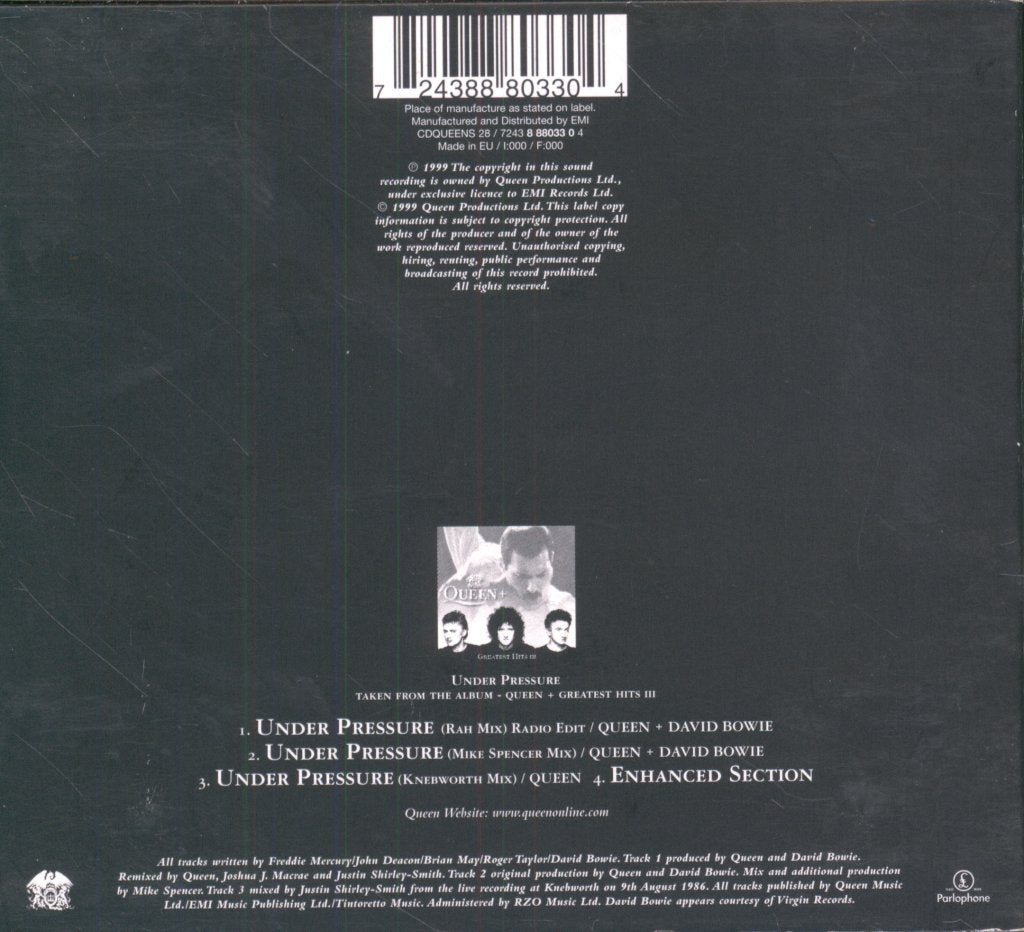 Queen - Under Pressure - Cd
