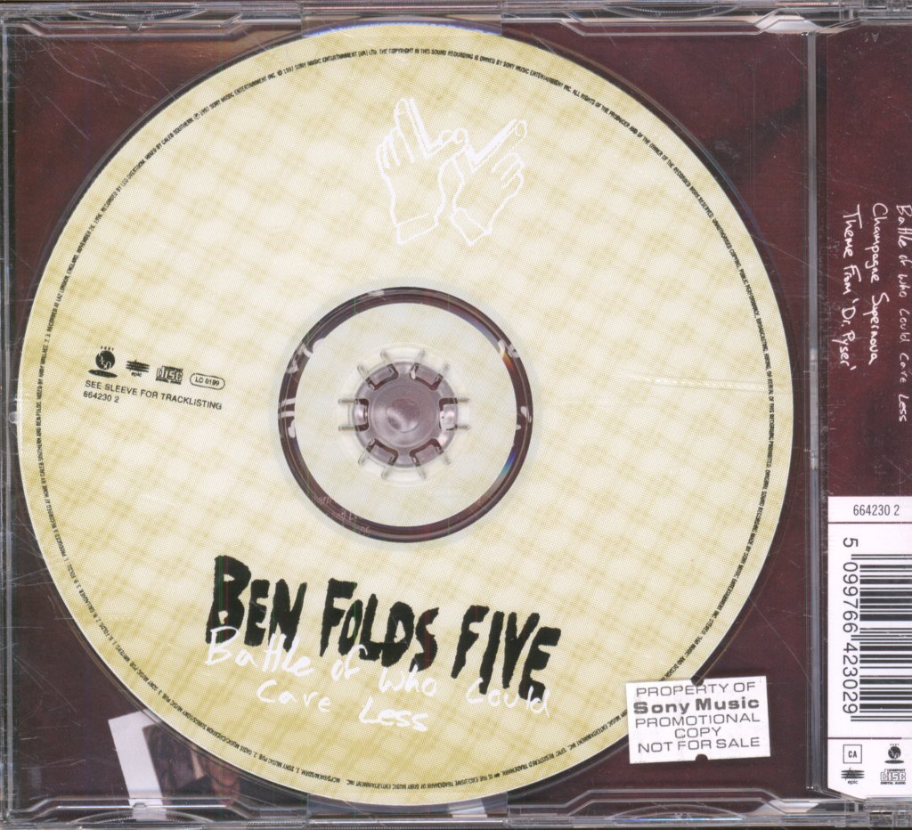 Ben Folds Five - Battle Of Who Could Care Less - Cd