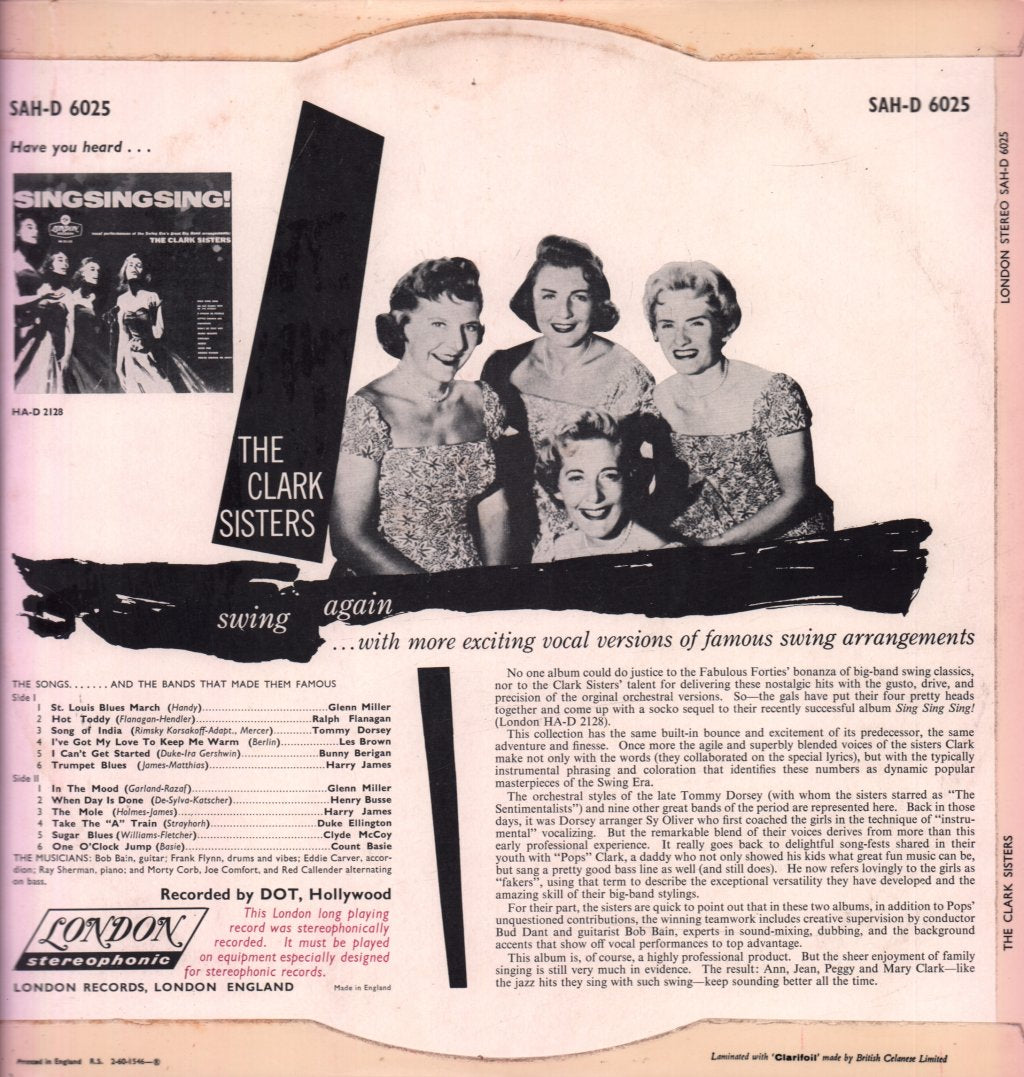 Clark Sisters - Swing Again - Lp