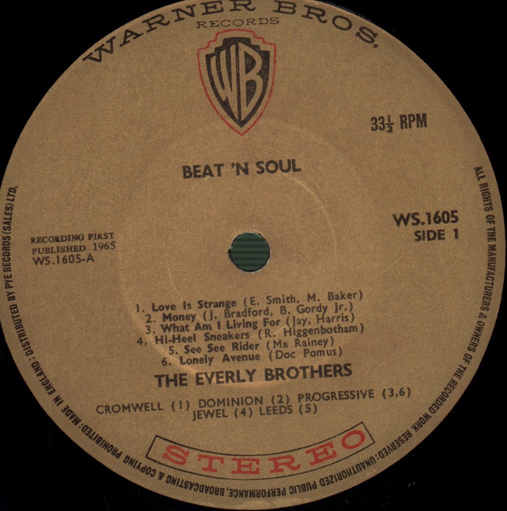 Everly Brothers - Beat & Soul - Lp