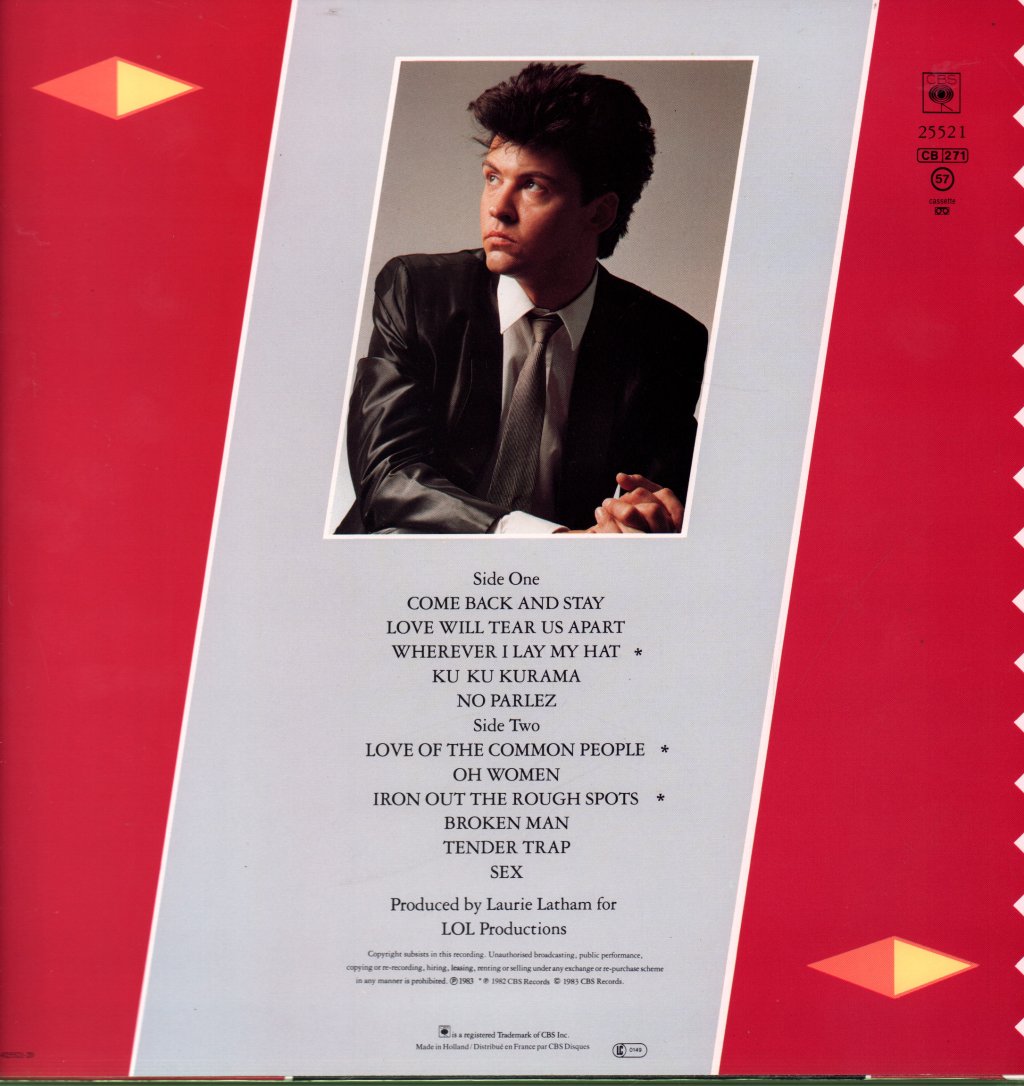 Paul Young - No Parlez - Lp