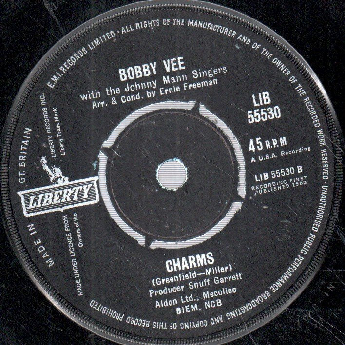 Bobby Vee - Bobby Tomorrow - 7 Inch