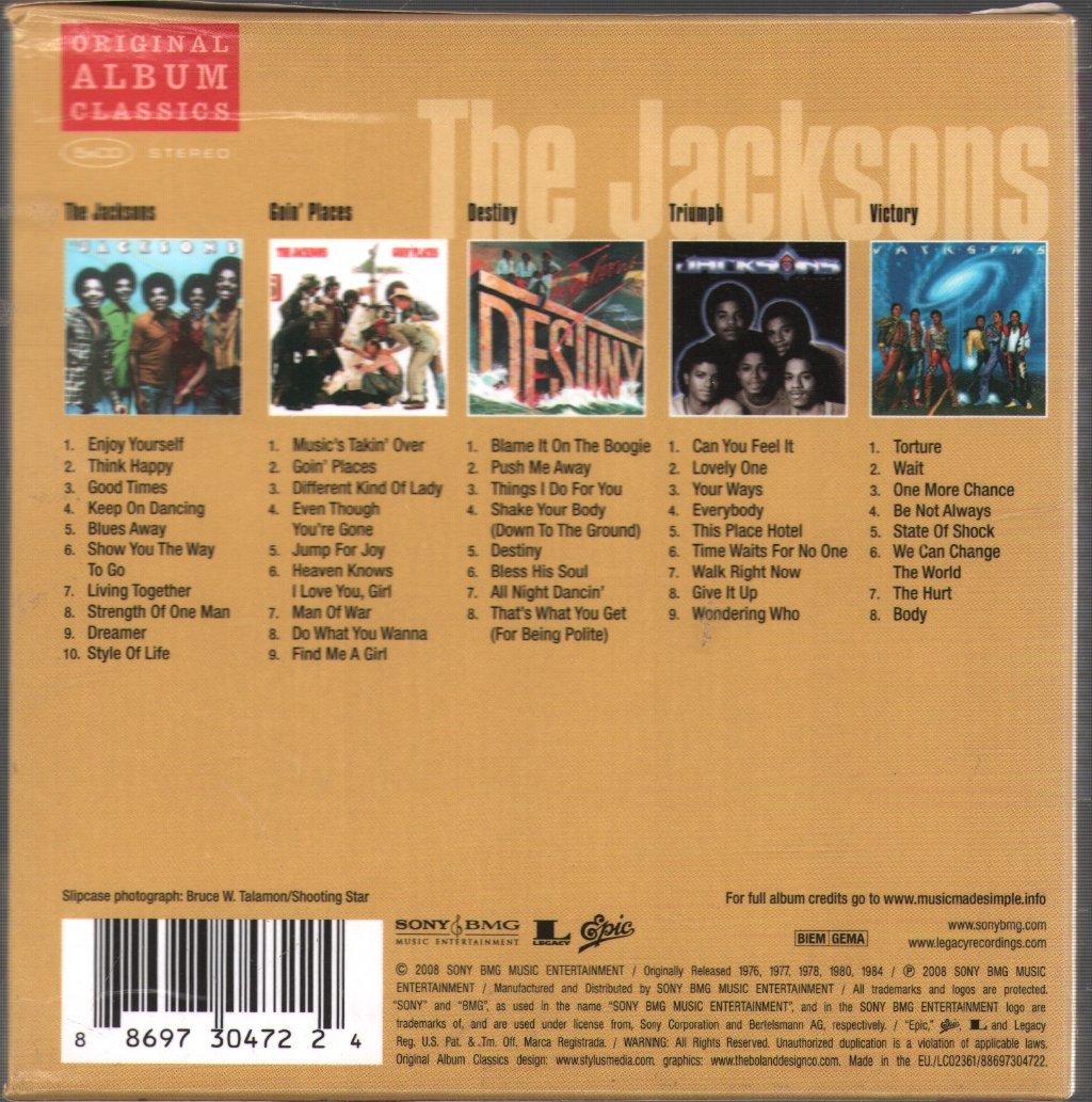 Jacksons - Original Album Classics - Cd Set
