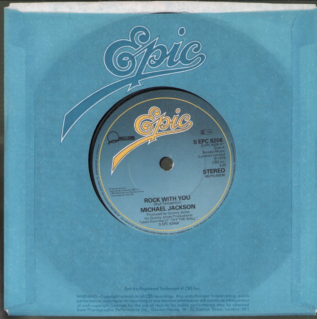 Michael Jackson - Rock With You - 7 Inch