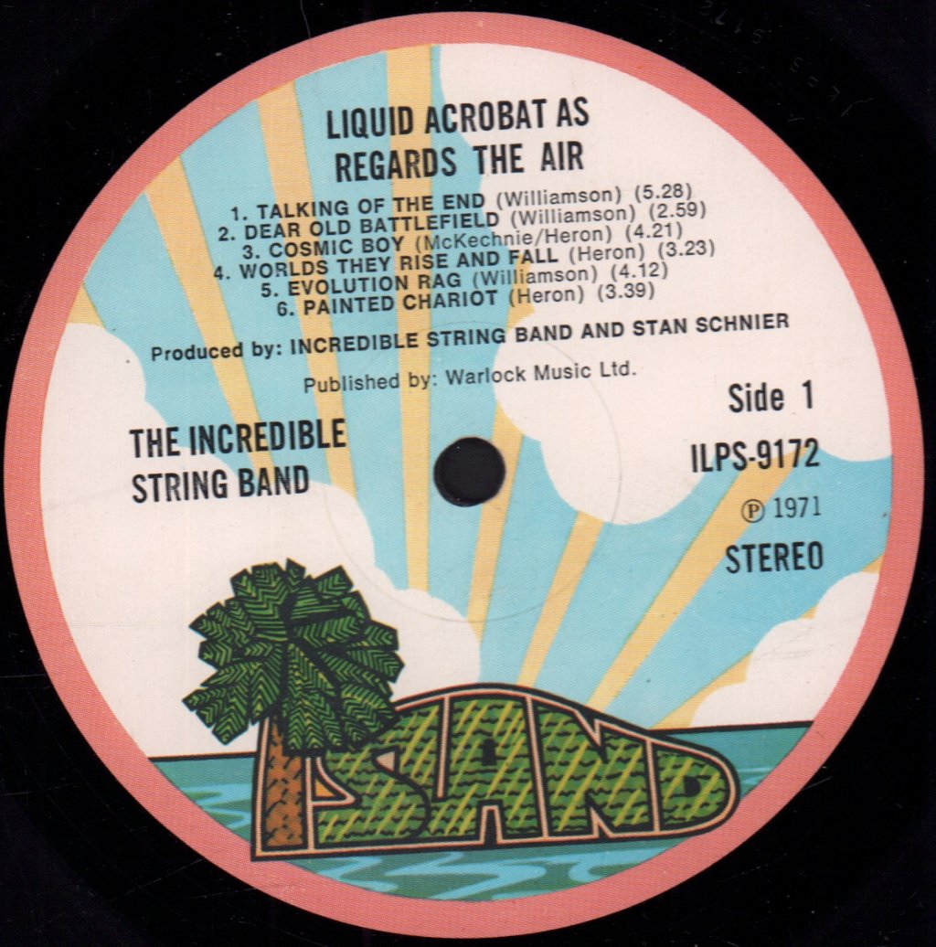 Incredible String Band - Liquid Acrobat As Regards The Air - Lp