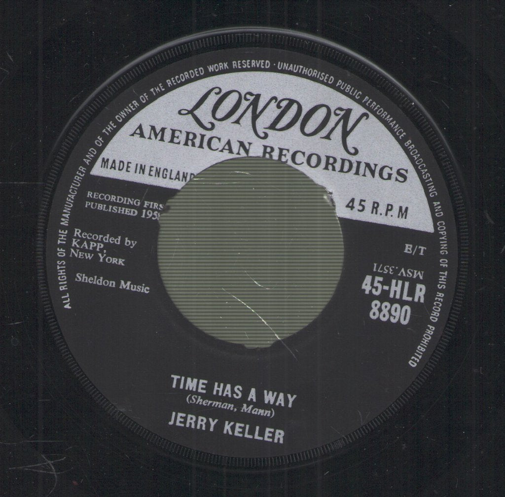 Jerry Keller - Here Comes Summer - 7 Inch