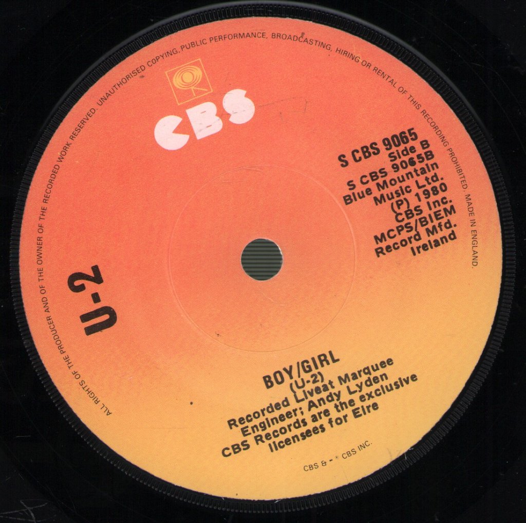 U2 - I Will Follow - 7 Inch