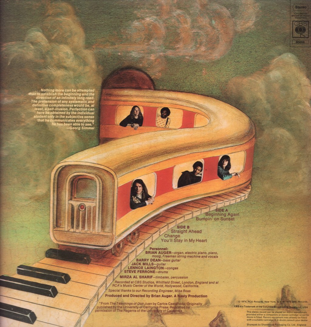 Brian Auger's Oblivion Express - Straight Ahead - Lp