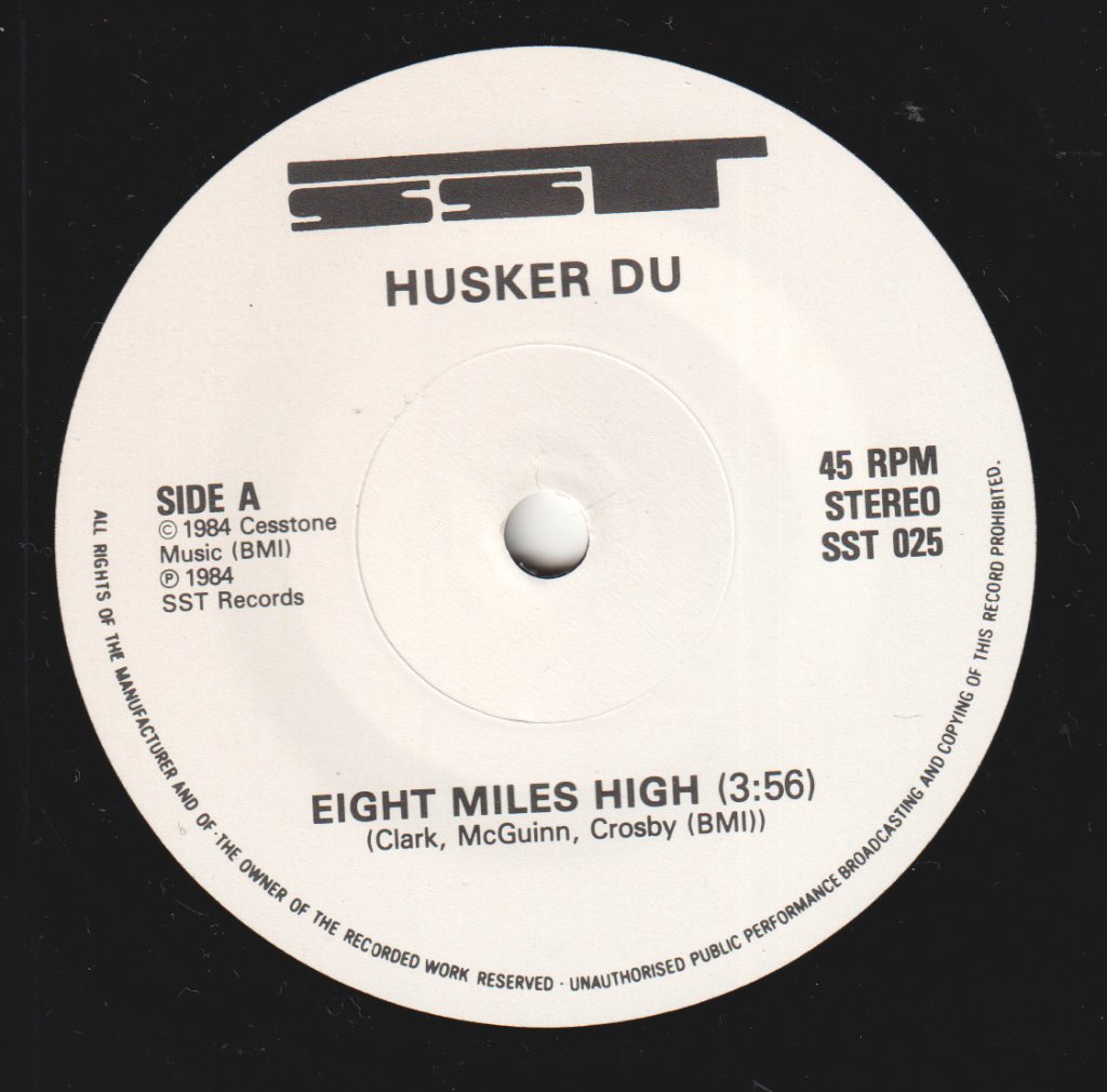 Husker Du - Eight Miles High - 7 Inch