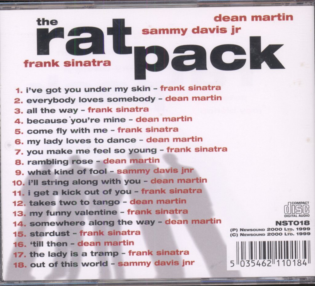 Frank Sinatra & Dean Martin & Sammy Davis Jr. - Rat Pack - Cd