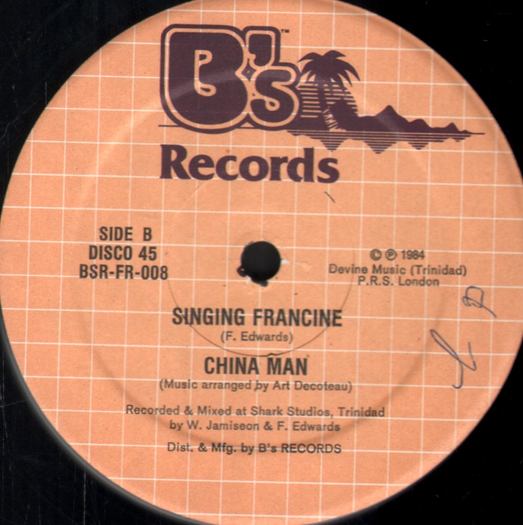 Singing Francine - She / China Man - 12 Inch