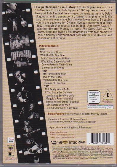 Bob Dylan - Other Side Of The Mirror - Live At The Newport Folk Festival 1963 - 1965 - Dvd