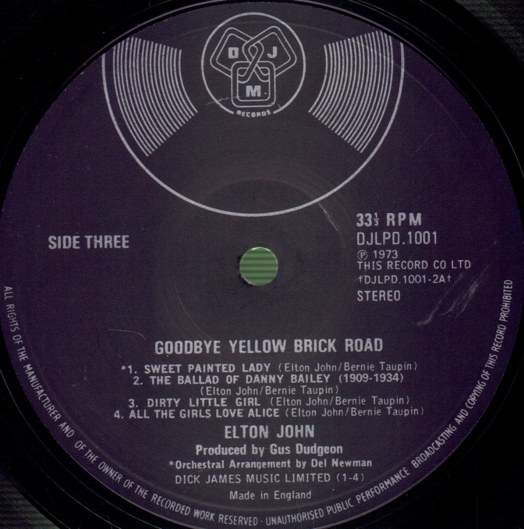 Elton John - Goodbye Yellow Brick Road - Double Lp