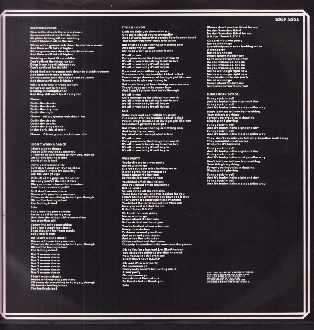 Eddy Grant - Killer On The Rampage - Lp