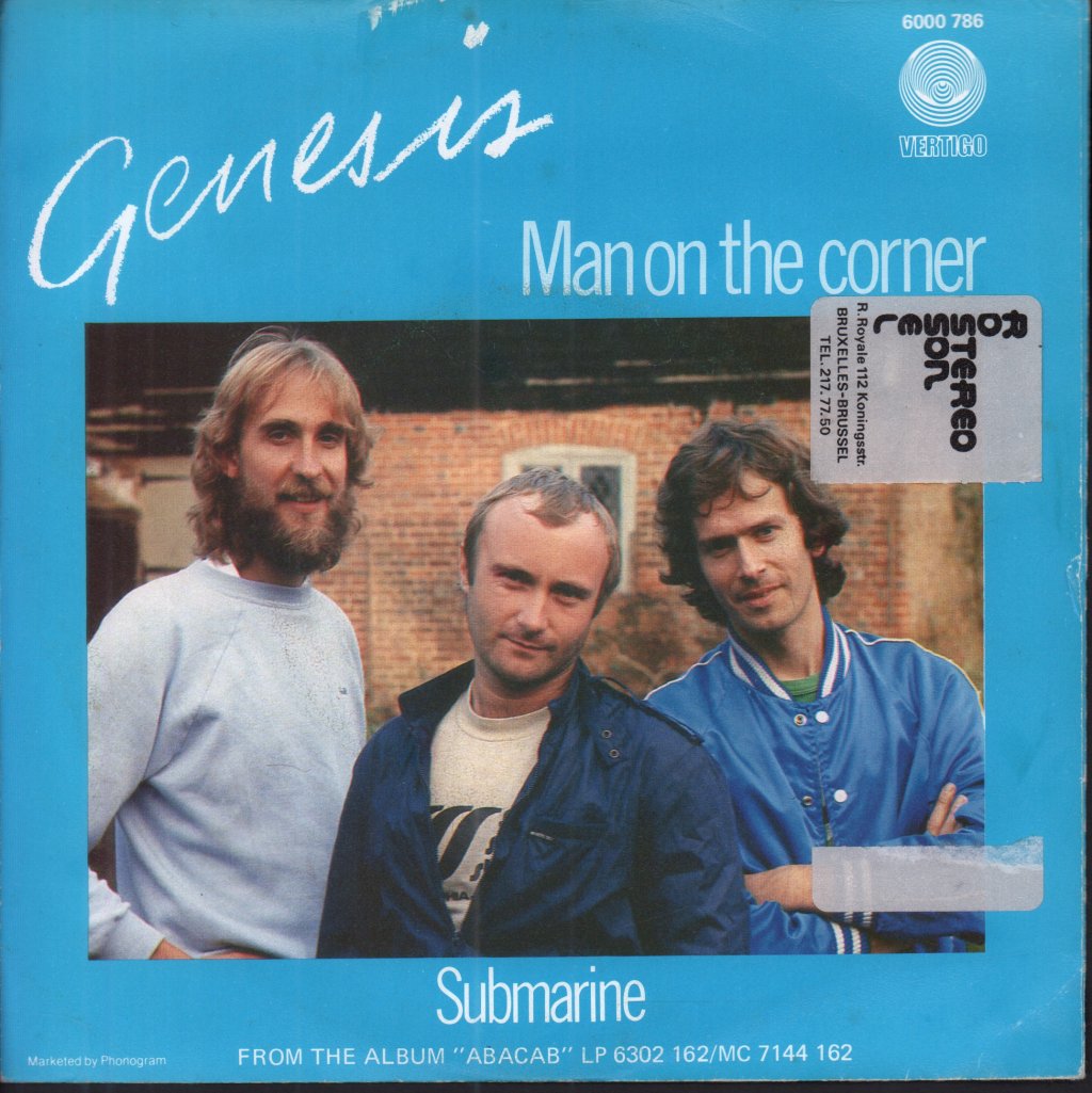Genesis - Man On The Corner - 7 Inch