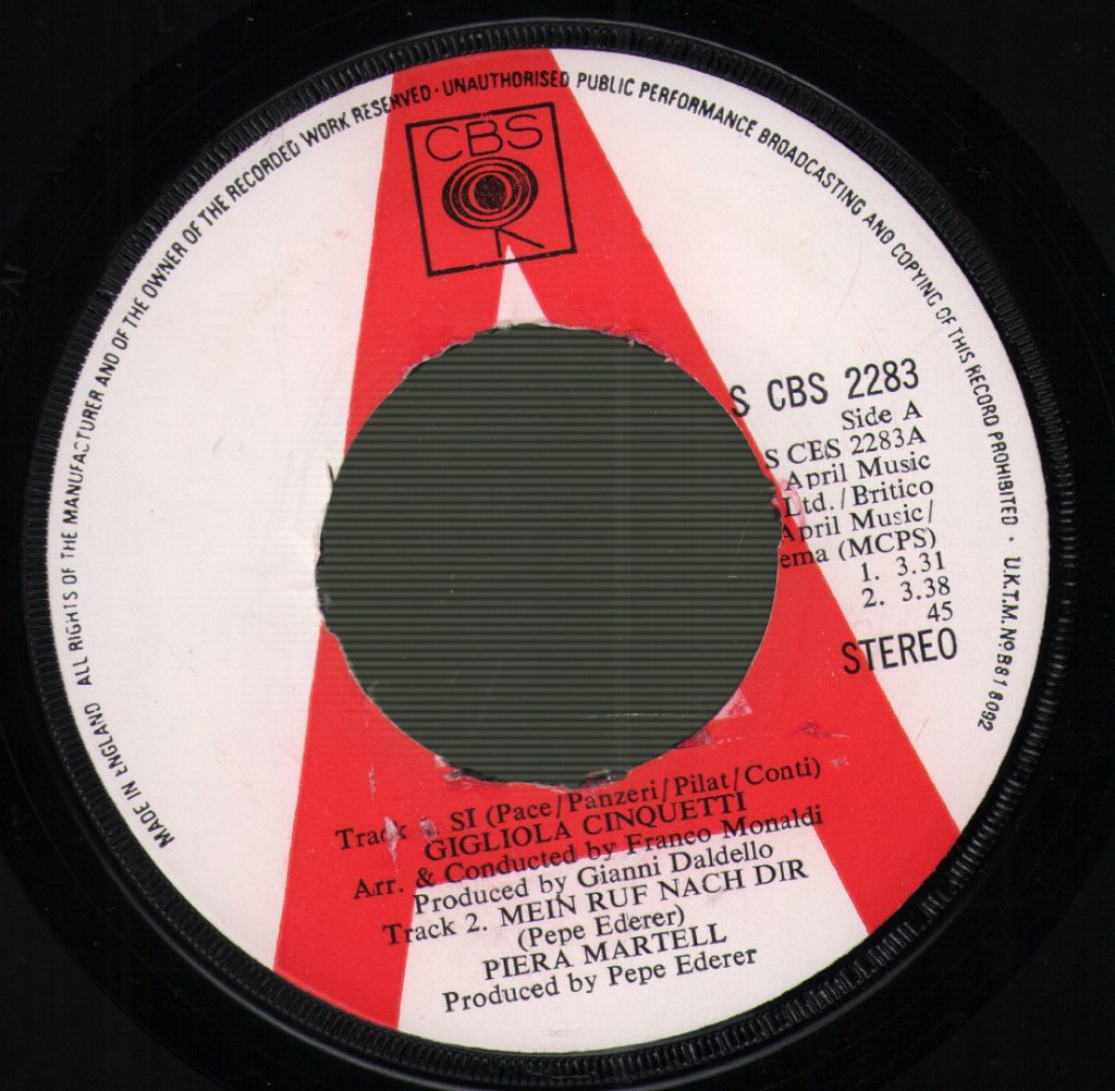 Various Artists - Music People At Eurovision - 7 Inch