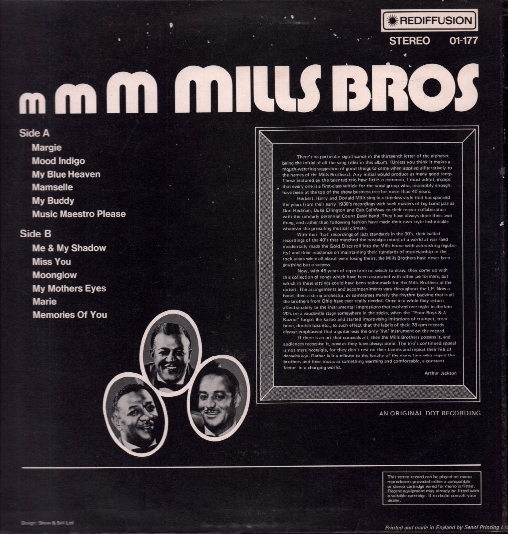 Mills Brothers - Mmm Mills Bros - Lp