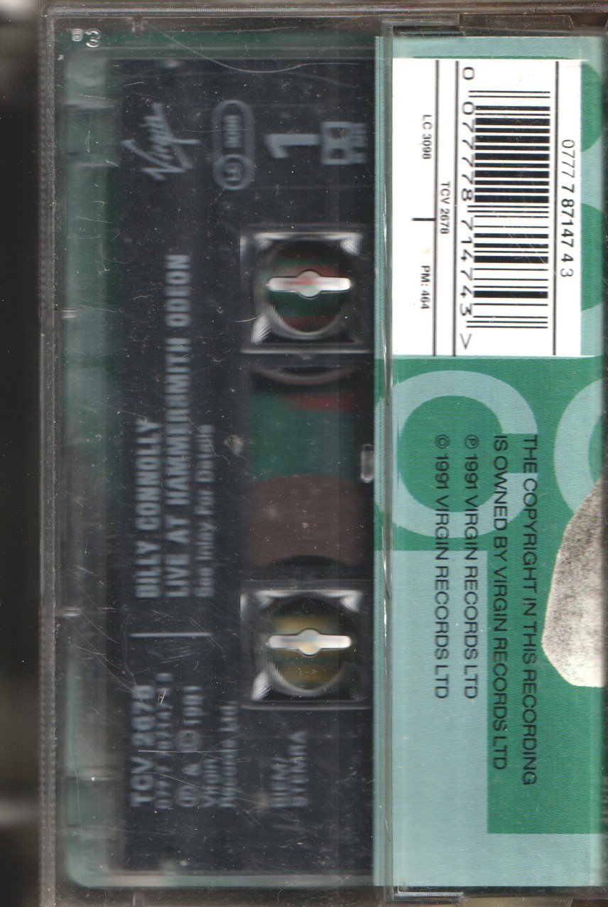 Billy Connolly - Live At The Odeon Hammersmith London - Cassette
