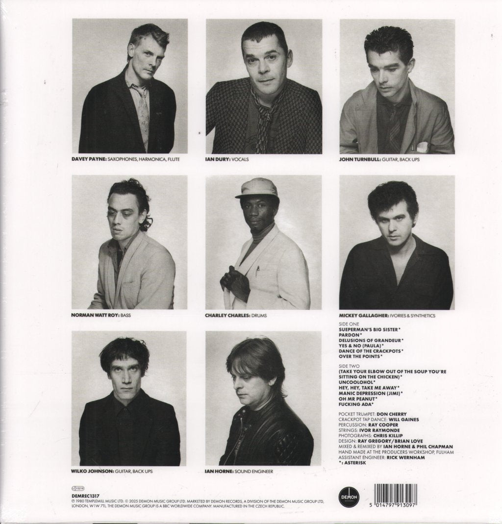 Ian Dury And The Blockheads - Laughter - Lp