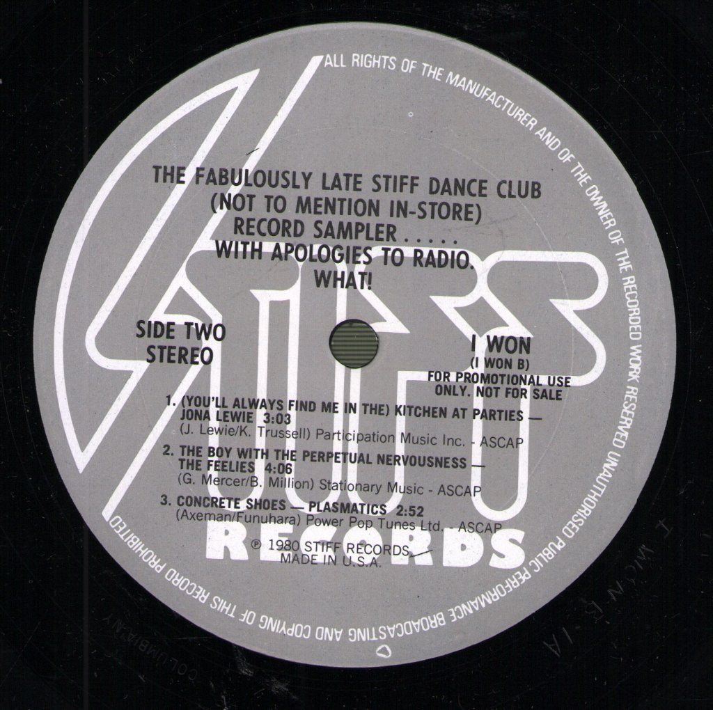 Various - Fabulously Late Stiff Dance Club - 12 Inch