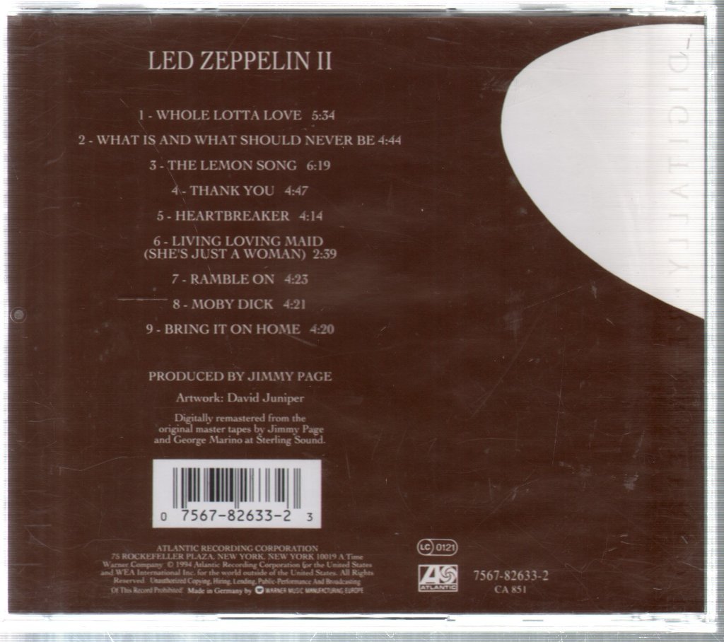 Led Zeppelin - II - Cd