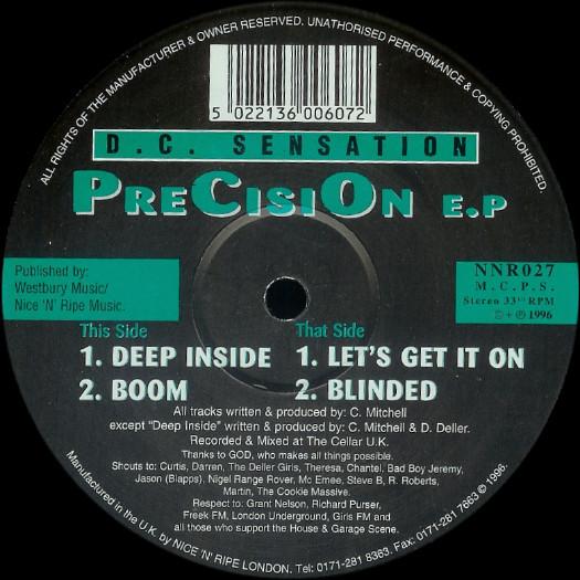 D.C. Sensation - Precision E.P - 12 Inch