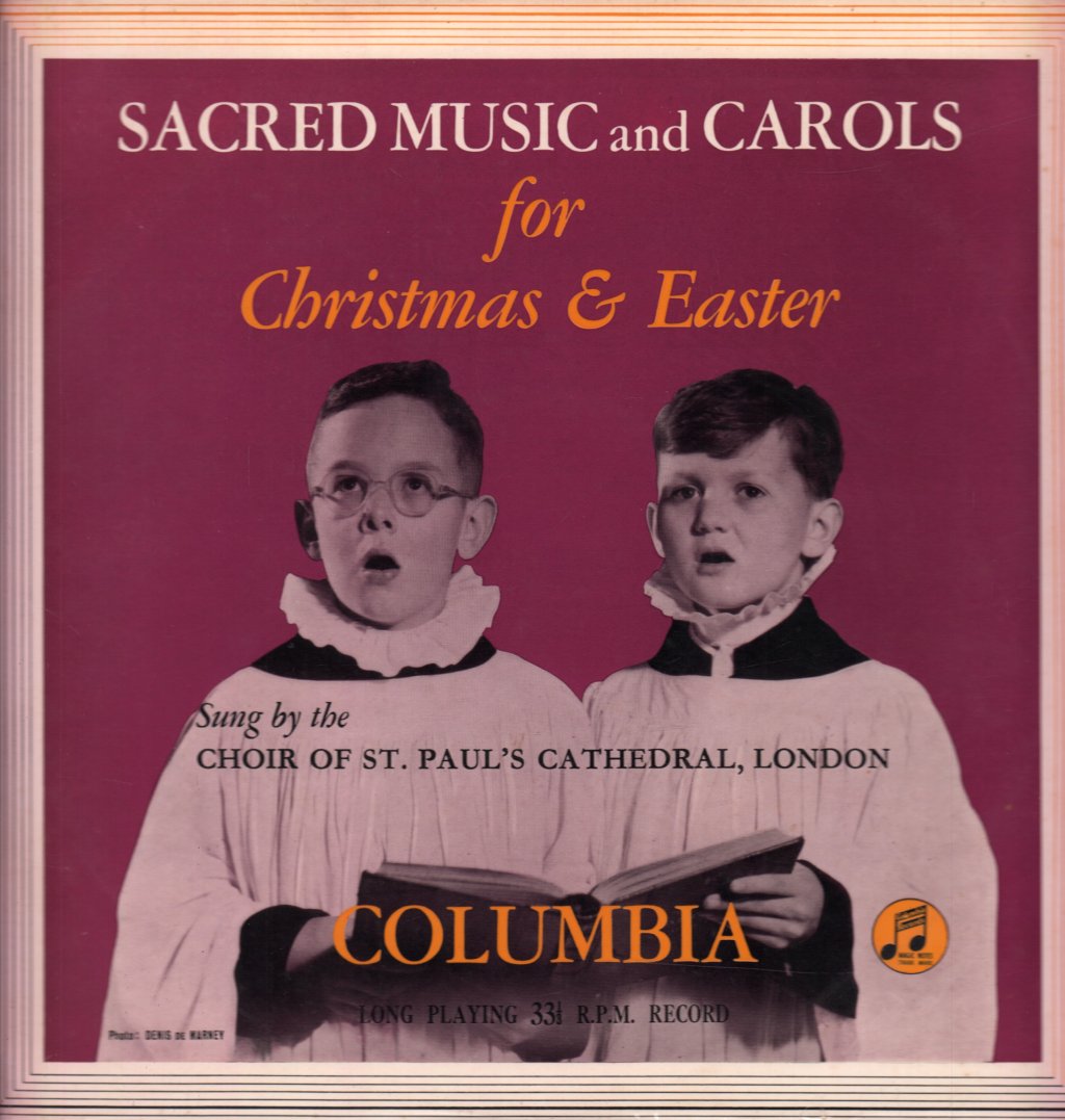 Choir Of St. Paul's Cathedral - Sacred Music And Carols For Christmas & Easter - Lp