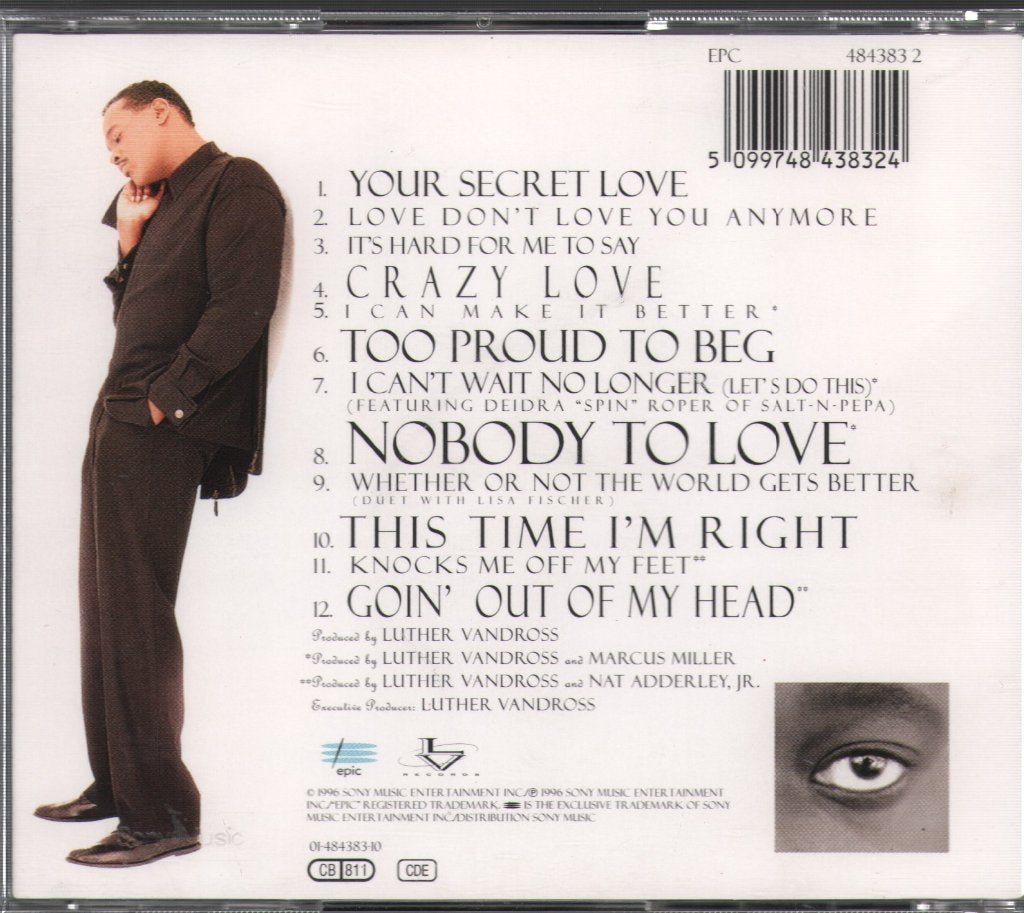 Luther Vandross - Your Secret Love - Cd