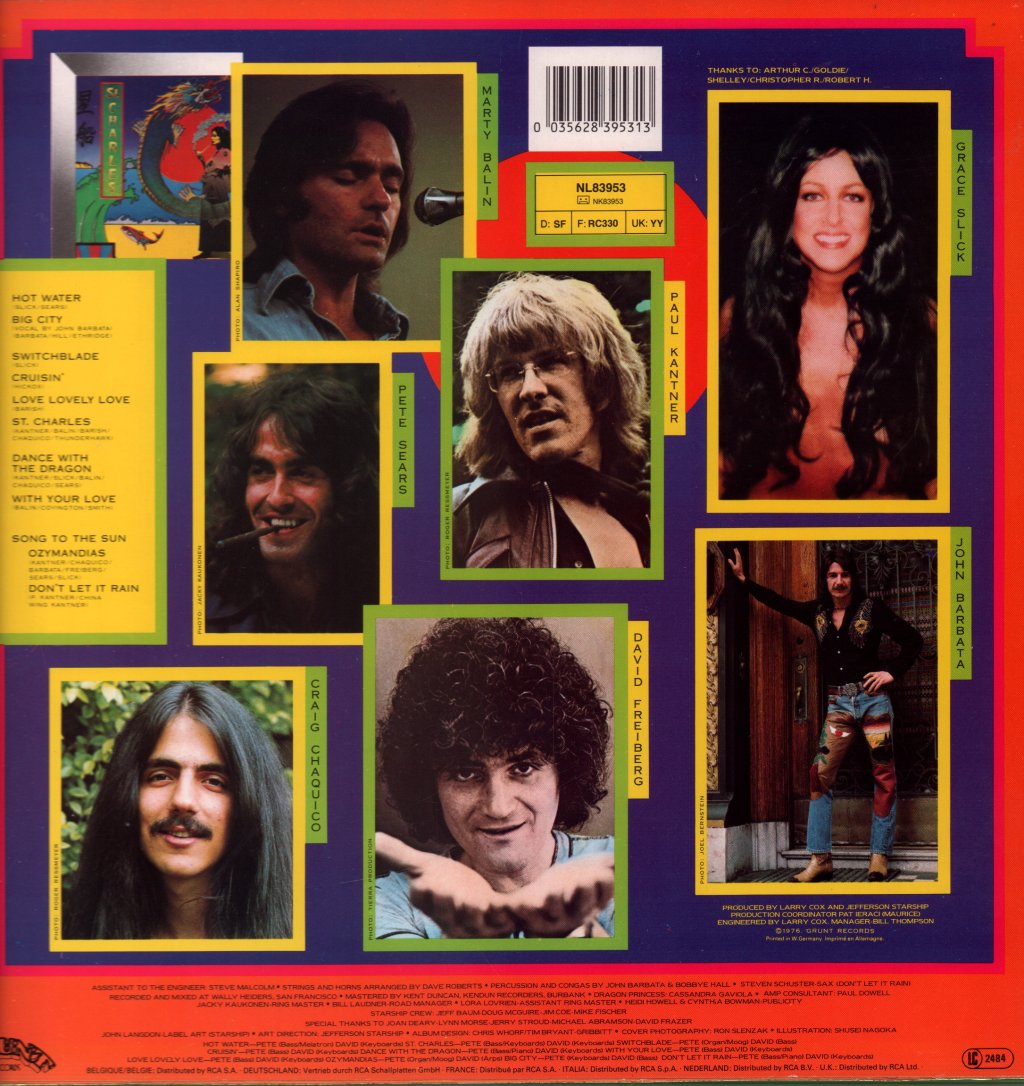 Jefferson Starship - Spitfire - Lp