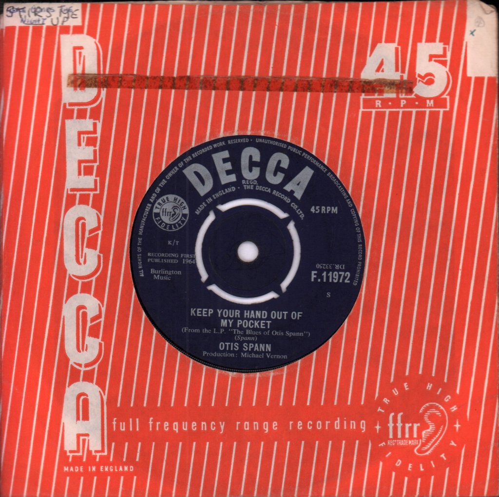 Otis Spann - Stirs Me Up - 7 Inch