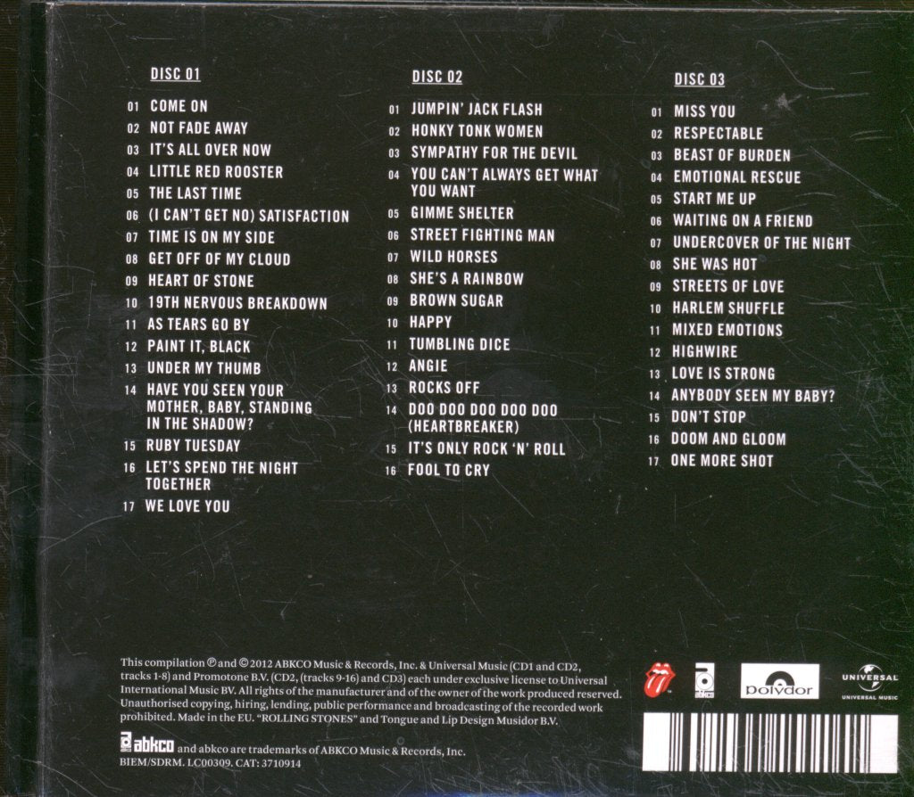 Rolling Stones - Grrr! - Triple Cd