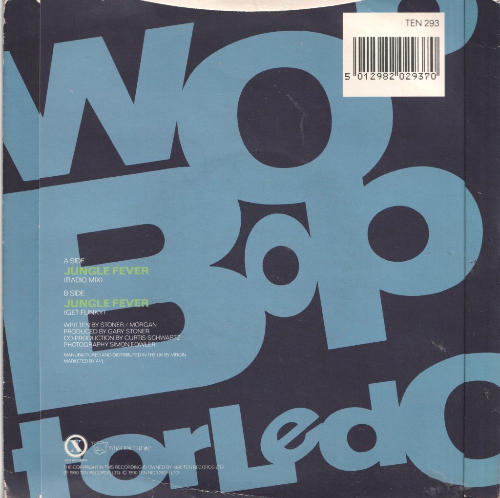 Wop Bop Torledo - Jungle Fever - 7 Inch