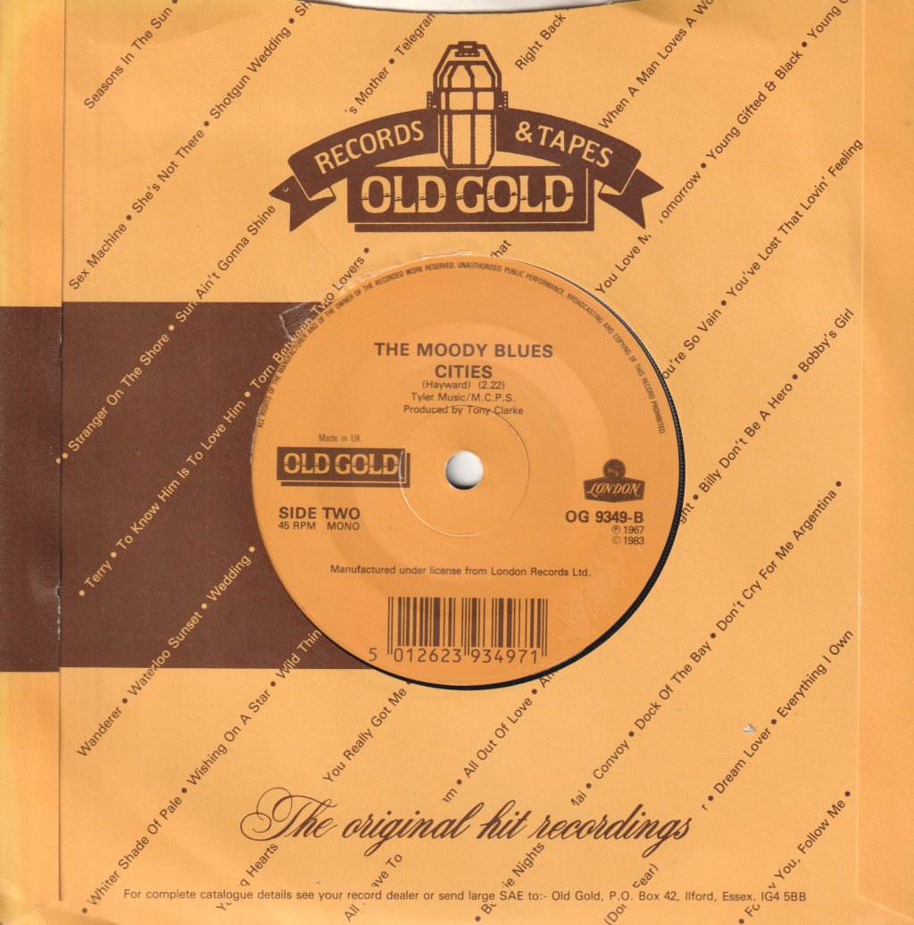 Moody Blues - Nights In White Satin - 7 Inch