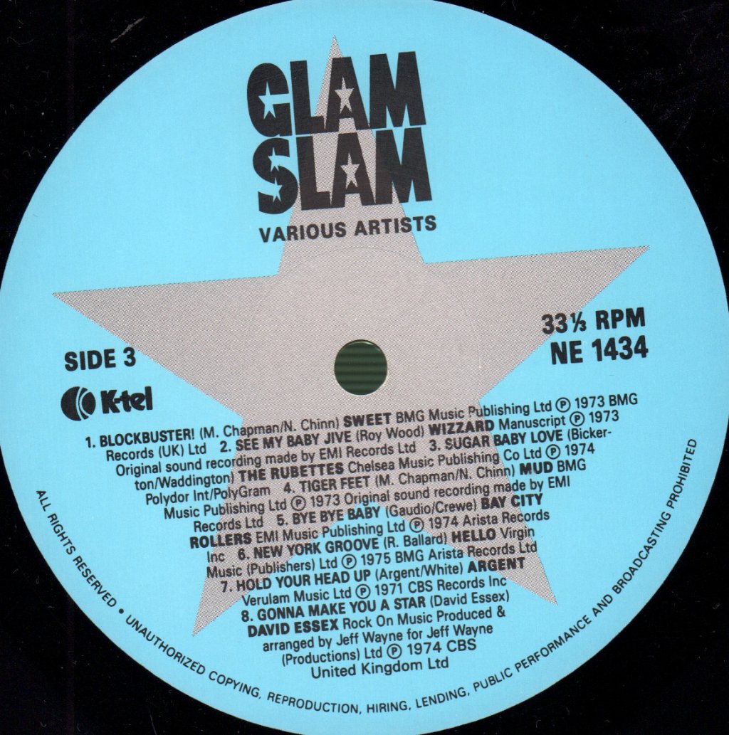Various Artists - Glam Slam (Definitive Glam Rock Collection) - Lp