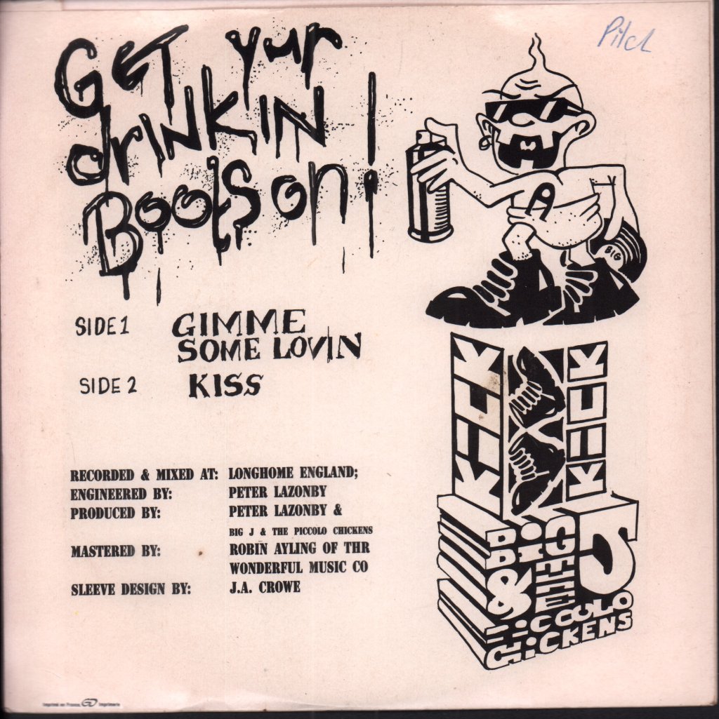 Big J And The Piccolo Chickens - Gimme Some Lovin - 7 Inch