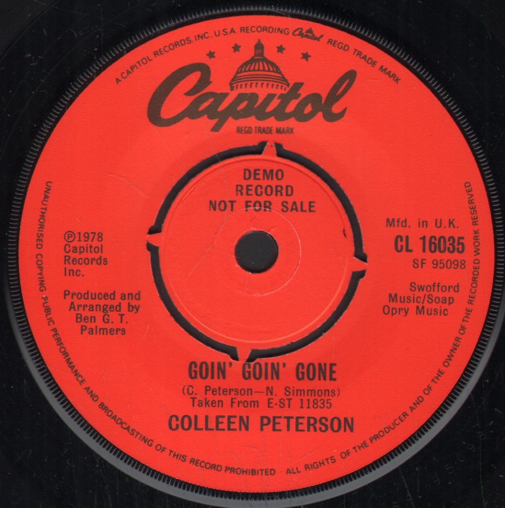 Colleen Peterson - I Go To Pieces - 7 Inch