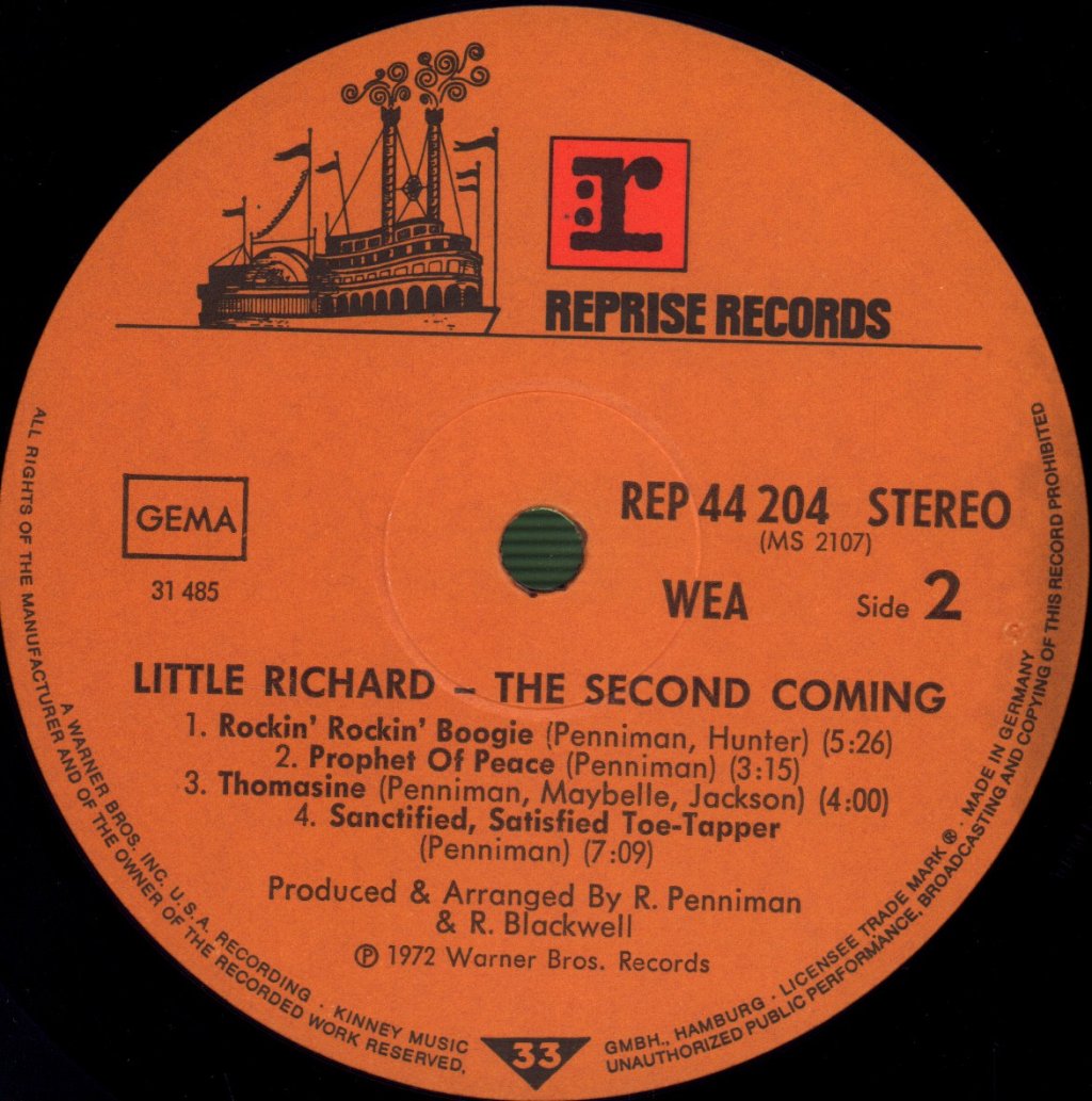 Little Richard - Second Coming - Lp