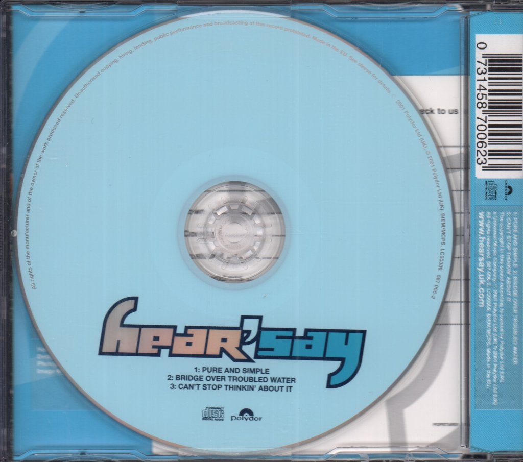 Hear Say - Pure And Simple - Cd